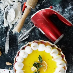 Mixers Better Chef 5-Speed Red Hand Mixer With Beaters And Dough Hooks -MegaChef Sales Shop red better chef hand mixers 985115273m fa 1000