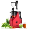 Juicers Boyel Living Slow Masticating Juice Extractor,Cold Press Juicer Machine Red