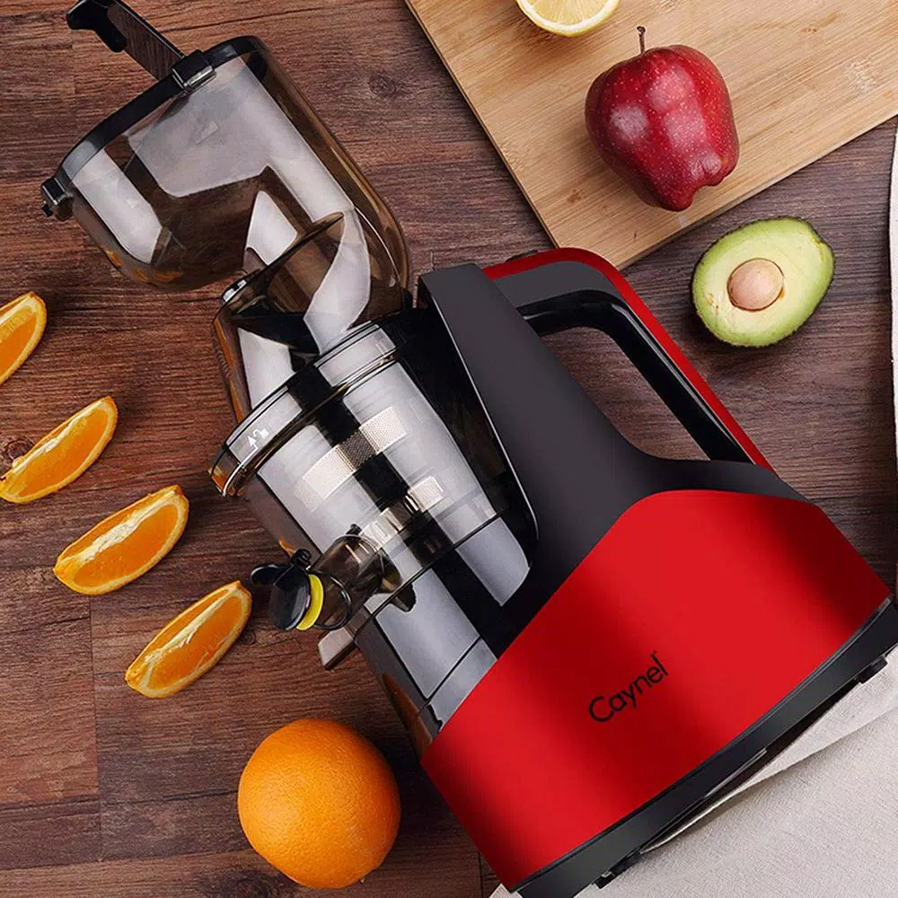 Juicers Boyel Living Silver Slow Red Masticating Juicer Cold Press High Yield Vertical Juicer 2 Juicers Boyel Living Silver Slow Red Masticating Juicer Cold Press High Yield Vertical Juicer - Image 2