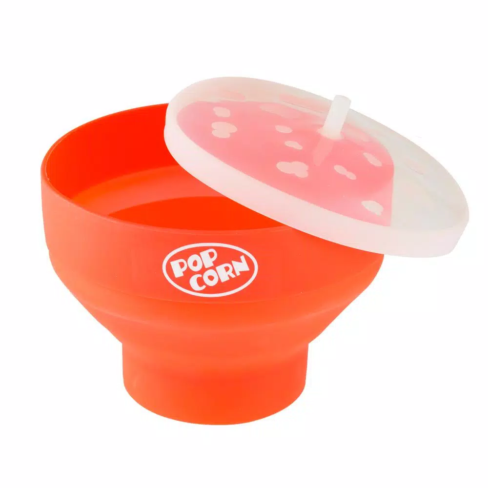 Popcorn Machines Chef Buddy 80 Oz. Red Silicone Microwave Popcorn Popper Bowl 1 Popcorn Machines Chef Buddy 80 Oz. Red Silicone Microwave Popcorn Popper Bowl