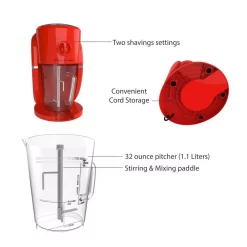 Mixers Classic Cuisine 1 Qt. Red Frozen Drink Stand Mixer With Variable Mix Settings 9 Mixers Classic Cuisine 1 Qt. Red Frozen Drink Stand Mixer With Variable Mix Settings -MegaChef Sales Shop red classic cuisine stand mixers m030211 4f 1000