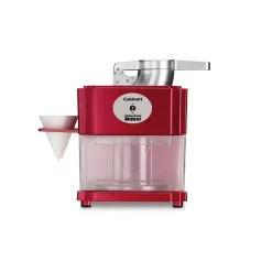 Dessert Makers Cuisinart 20 Oz. Red Countertop Snow Cone Machine