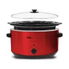 Cookers Elite Platinum 8.5 Qt. Red Slow Cooker