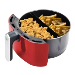 Air Fryers GoWISE USA 5 Qt. Red Air Fryer With Duo Touchscreen Display -MegaChef Sales Shop red gowise usa air fryers gw22826 s 1f 1000