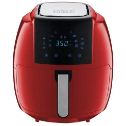 Air Fryers GoWISE USA 8-in-1 7.0 Qt. Red Electric Air Fryer With Recipe Book