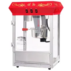 Popcorn Machines Great Northern All-Star 8 Oz. Red Hot Oil Countertop Popcorn Machine -MegaChef Sales Shop red great northern popcorn machines 6129 76 1000