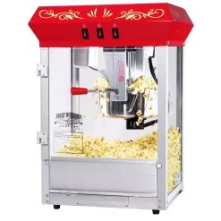 Popcorn Machines Great Northern All-Star 8 Oz. Red Hot Oil Countertop Popcorn Machine -MegaChef Sales Shop red great northern popcorn machines 6129 c3 1000