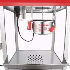 Popcorn Machines Great Northern 4 Oz. Red Stainless Steel Foundation Popcorn Machine Top -MegaChef Sales Shop red great northern popcorn machines hwd630257 4f 1000