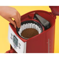 Coffee Makers Hamilton Beach 12-Cup Red Ensemble Coffee Maker -MegaChef Sales Shop red hamilton beach drip coffee makers 43253r 1f 1000