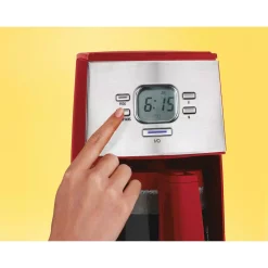 Coffee Makers Hamilton Beach 12-Cup Red Ensemble Coffee Maker -MegaChef Sales Shop red hamilton beach drip coffee makers 43253r 4f 1000