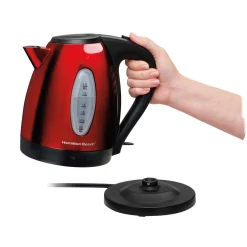 Electric Kettles Hamilton Beach 7-Cup Stainless Steel Electric Kettle 5 Electric Kettles Hamilton Beach 7-Cup Stainless Steel Electric Kettle -MegaChef Sales Shop red hamilton beach electric kettles 40885 4f 1000