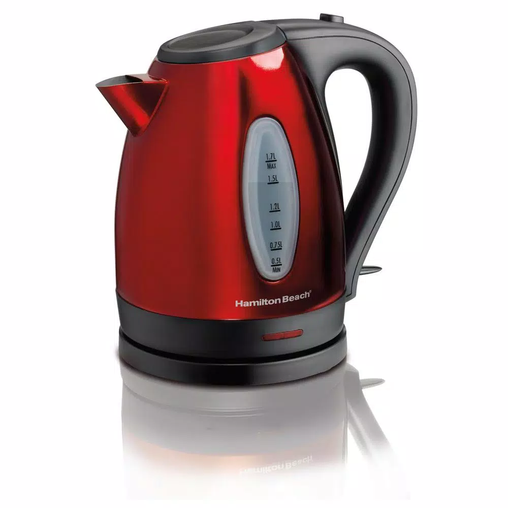 Electric Kettles Hamilton Beach 7-Cup Stainless Steel Electric Kettle 1 Electric Kettles Hamilton Beach 7-Cup Stainless Steel Electric Kettle