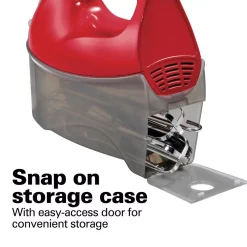 Mixers Hamilton Beach Ensemble 6-Speed Red Hand Mixer With Snap-On Case -MegaChef Sales Shop red hamilton beach hand mixers 62633r 66 1000
