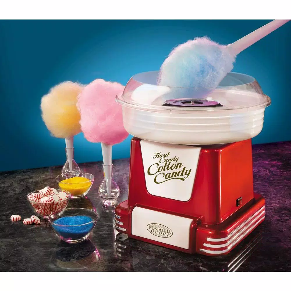 Dessert Makers Nostalgia Retro Red Hard And Sugar Free Cotton Candy Maker With Cotton Candy Cones 9 Dessert Makers Nostalgia Retro Red Hard And Sugar Free Cotton Candy Maker With Cotton Candy Cones - Image 9