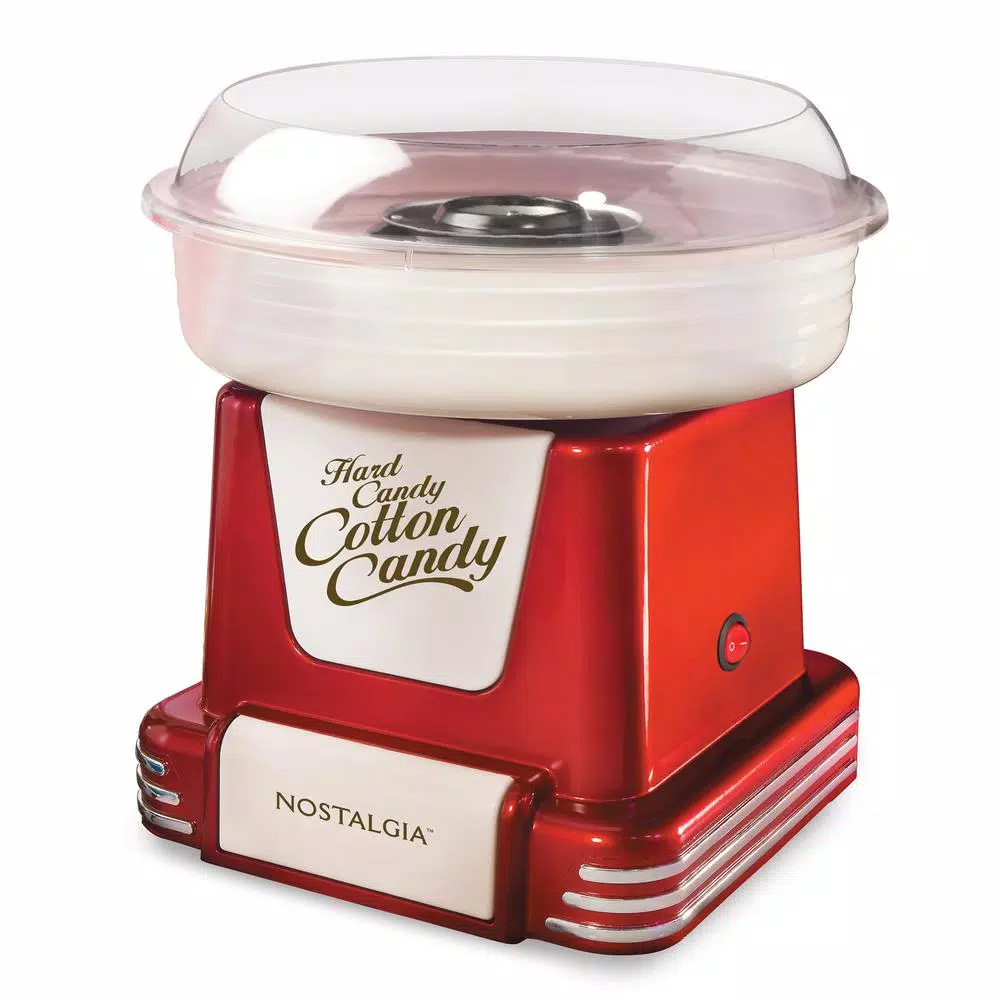 Dessert Makers Nostalgia Retro Red Hard And Sugar Free Cotton Candy Maker With Cotton Candy Cones 1 Dessert Makers Nostalgia Retro Red Hard And Sugar Free Cotton Candy Maker With Cotton Candy Cones