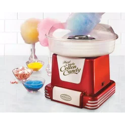 Dessert Makers Nostalgia Retro Red Hard And Sugar Free Cotton Candy Maker With Cotton Candy Cones 21 Dessert Makers Nostalgia Retro Red Hard And Sugar Free Cotton Candy Maker With Cotton Candy Cones -MegaChef Sales Shop red nostalgia cotton candy machines pcm 805retrored 77 1000