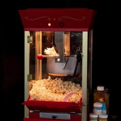 Popcorn Machines Nostalgia Vintage 600-Watt 8 Oz. Oil Red Popcorn Machine With Cart 15 Popcorn Machines Nostalgia Vintage 600-Watt 8 Oz. Oil Red Popcorn Machine With Cart -MegaChef Sales Shop red nostalgia popcorn machines ccp 510 76 1000