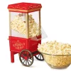 Popcorn Machines Nostalgia Vintage 3.5 Oz. Red Hot Air Popcorn Machine With Cart
