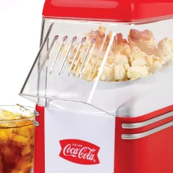 Popcorn Machines Nostalgia Coca-Cola 2 Oz. Red Mini Countertop Popcorn Machine -MegaChef Sales Shop red nostalgia popcorn machines rhp310coke c3 1000