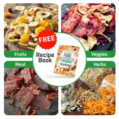 Food Processing NutriChef 4-Tray Red 350 Watt Premium Food Dehydrator Machine With Digital Timer And Temperature Control -MegaChef Sales Shop red nutrichef dehydrators ncdh4s 44 1000