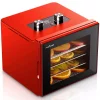 Food Processing NutriChef 4-Tray Red 350 Watt Premium Food Dehydrator Machine With Digital Timer And Temperature Control