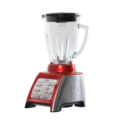 Blenders Oster Designed For Life 48 Oz. 7 Speed Red Blender With Smoothie Cup