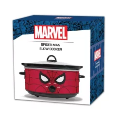 Cookers Uncanny Brands Marvel Spider-Man 7qt. Red Slow Cooker -MegaChef Sales Shop red uncanny brands slow cookers sc mvc smc 1f 1000