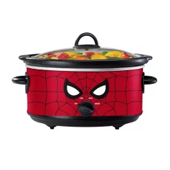 Cookers Uncanny Brands Marvel Spider-Man 7qt. Red Slow Cooker -MegaChef Sales Shop red uncanny brands slow cookers sc mvc smc c3 1000
