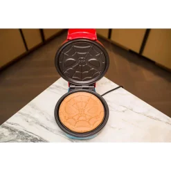 Electric Skillets & Indoor Grills Uncanny Brands Marvel Classic Spiderman Red Waffle Maker 6 Electric Skillets & Indoor Grills Uncanny Brands Marvel Classic Spiderman Red Waffle Maker -MegaChef Sales Shop red uncanny brands waffle makers wm mvc smc 4f 1000