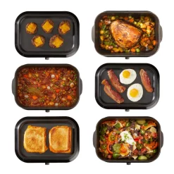 Cookers West Bend 5 Qt. Red Non-Stick Versatility Slow Cooker With 5-Temperature Settings Includes Travel Lid And Thermal Tote 11 Cookers West Bend 5 Qt. Red Non-Stick Versatility Slow Cooker With 5-Temperature Settings Includes Travel Lid And Thermal Tote -MegaChef Sales Shop red west bend slow cookers 87905r fa 1000