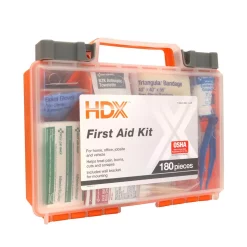 First Aid Kits HDX 180-Piece First Aid Kit -MegaChef Sales Shop reds pinks hdx first aid kits 59619 4f 1000