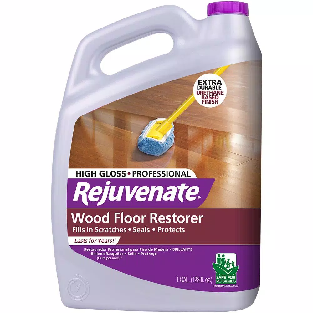 Floor Cleaning Products Rejuvenate 128 Oz. Professional High Gloss Wood Floor Restorer 1 Floor Cleaning Products Rejuvenate 128 Oz. Professional High Gloss Wood Floor Restorer