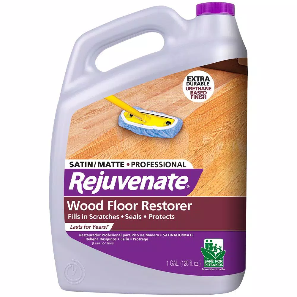 Floor Cleaning Products Rejuvenate 128 Oz. Professional Satin Finish Wood Floor Restorer 1 Floor Cleaning Products Rejuvenate 128 Oz. Professional Satin Finish Wood Floor Restorer