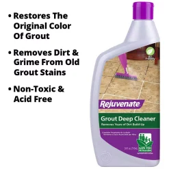 Floor Cleaning Products Rejuvenate Ultimate Grout Deep Cleaner System -MegaChef Sales Shop rejuvenate floor tile cleaners rj24dckit 4f 1000