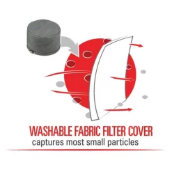 Vacuum Parts RIDGID Certified HEPA Filter And Fabric Pre-Filter For RIDGID HEPA Vacuum RV2400HF -MegaChef Sales Shop ridgid vacuum parts hf1000 a0 1000