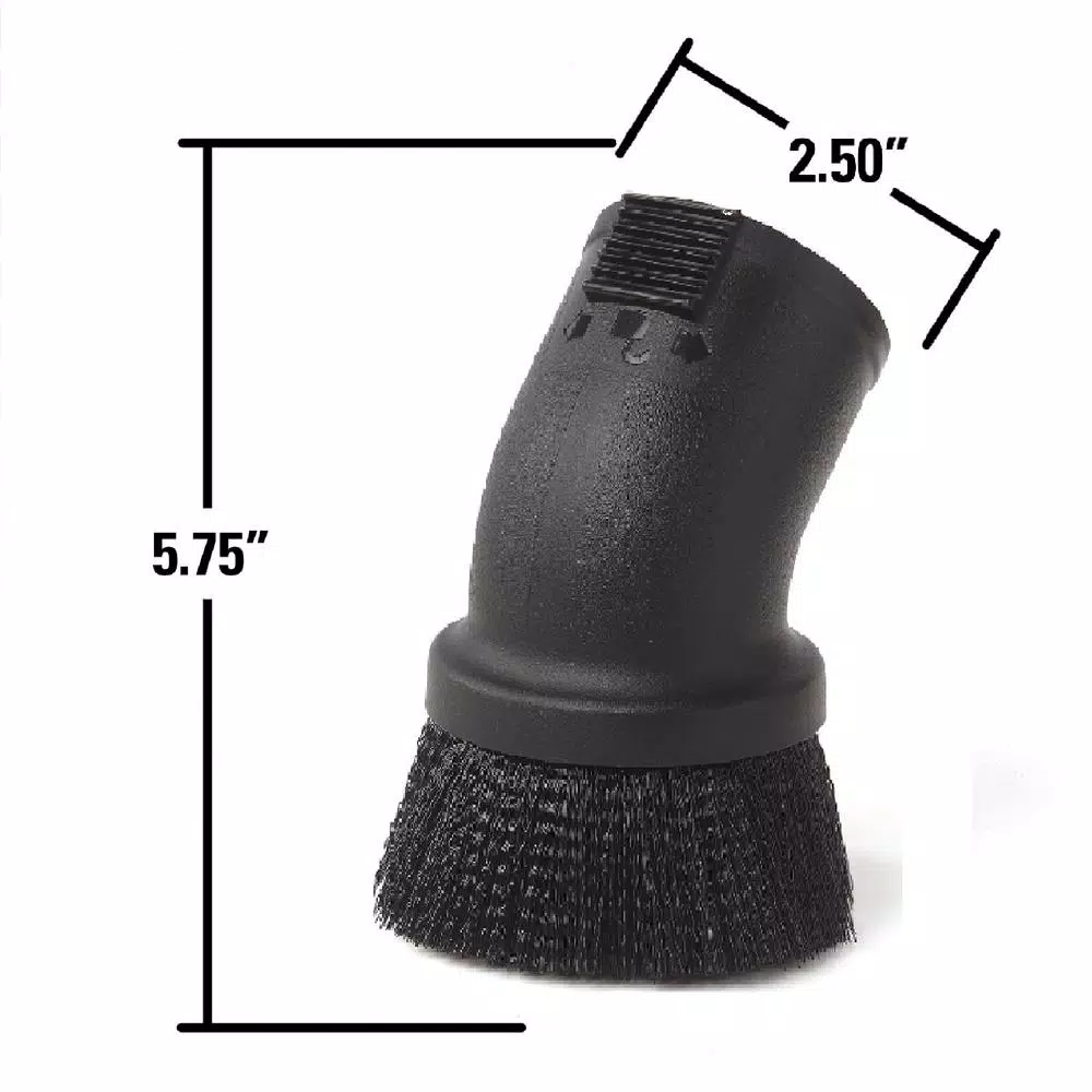 Vacuum Parts RIDGID 2-1/2 In. Locking Accessory Round Dusting Brush For Wet/Dry Vacs 6 Vacuum Parts RIDGID 2-1/2 In. Locking Accessory Round Dusting Brush For Wet/Dry Vacs - Image 6