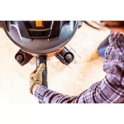 Vacuum Parts RIDGID 2-1/2 In. X 20 Ft. Dual-Flex Tug-A-Long Locking Vacuum Hose For RIDGID Wet/Dry Shop Vacuums -MegaChef Sales Shop ridgid vacuum parts la2522 1f 1000