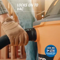 Vacuum Parts RIDGID 2-1/2 In. X 20 Ft. Dual-Flex Tug-A-Long Locking Vacuum Hose For RIDGID Wet/Dry Shop Vacuums -MegaChef Sales Shop ridgid vacuum parts la2522 c3 1000