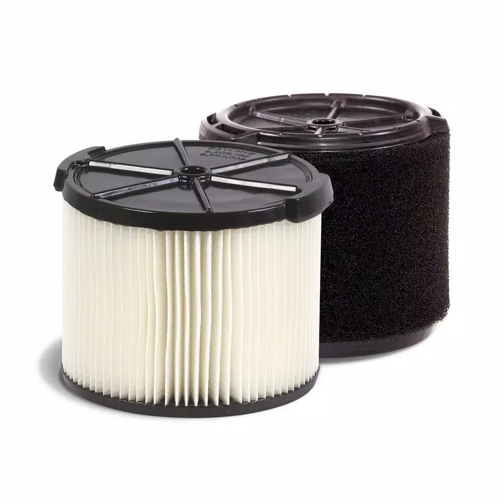 Vacuum Parts RIDGID Standard Pleated Paper Filter And Wet Application Foam Filter For 3 To 4.5 Gal. RIDGID Wet/Dry Shop Vacuums 1 Vacuum Parts RIDGID Standard Pleated Paper Filter And Wet Application Foam Filter For 3 To 4.5 Gal. RIDGID Wet/Dry Shop Vacuums