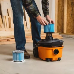 Vacuum Parts RIDGID Filter Kit With VF3500 Fine Dust Filter And VF3501 Dust Bags (2-pack) For 3 To 4.5 Gal. RIDGID Wet/Dry Shop Vacuums -MegaChef Sales Shop ridgid vacuum parts vf3511 4f 1000