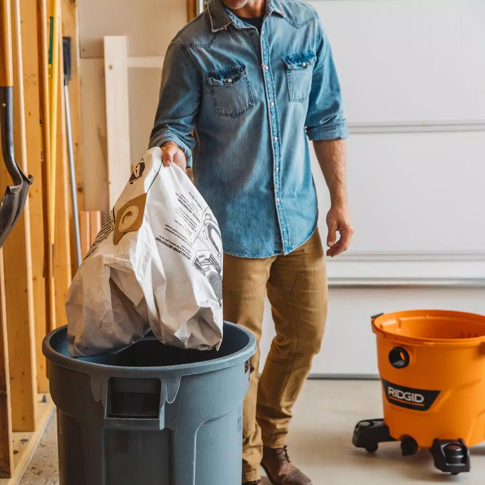 Vacuum Parts RIDGID Premium Size A Wet Or Dry Dust And Debris Bags For Select 12 Gal. To 16 Gal. Wet/Dry Shop Vacuums (2-Pack) 9 Vacuum Parts RIDGID Premium Size A Wet Or Dry Dust And Debris Bags For Select 12 Gal. To 16 Gal. Wet/Dry Shop Vacuums (2-Pack) - Image 9