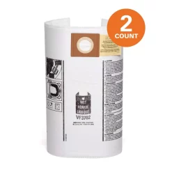 MegaChef Sales Shop 34 Vacuum Parts RIDGID Premium Size A Wet Or Dry Dust And Debris Bags For Select 12 Gal. To 16 Gal. Wet/Dry Shop Vacuums (2-Pack)