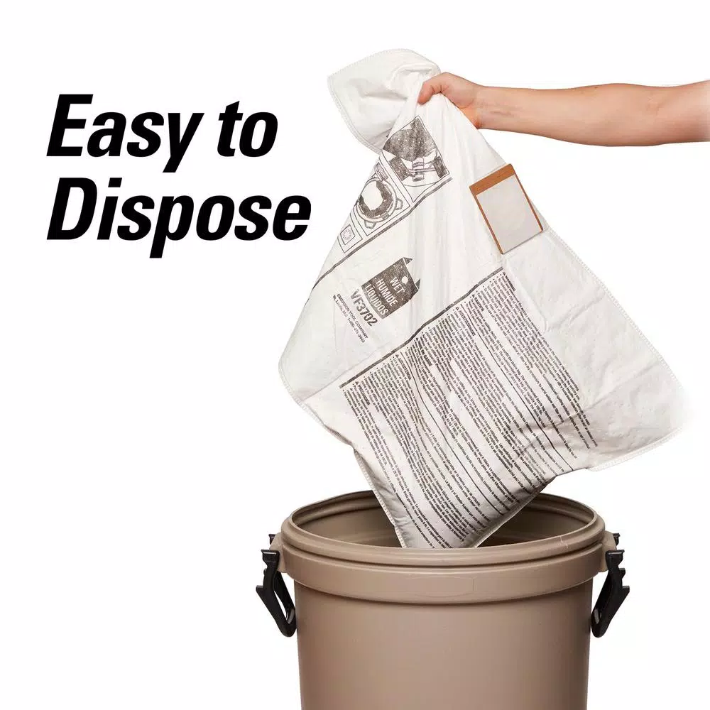 Vacuum Parts RIDGID Premium Size A Wet Or Dry Dust And Debris Bags For Select 12 Gal. To 16 Gal. Wet/Dry Shop Vacuums (2-Pack) 6 Vacuum Parts RIDGID Premium Size A Wet Or Dry Dust And Debris Bags For Select 12 Gal. To 16 Gal. Wet/Dry Shop Vacuums (2-Pack) - Image 6