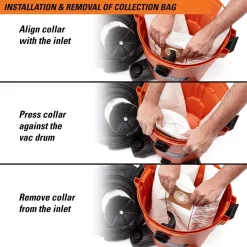 Vacuum Parts RIDGID Premium Size A Wet Or Dry Dust And Debris Bags For Select 12 Gal. To 16 Gal. Wet/Dry Shop Vacuums (2-Pack) 13 Vacuum Parts RIDGID Premium Size A Wet Or Dry Dust And Debris Bags For Select 12 Gal. To 16 Gal. Wet/Dry Shop Vacuums (2-Pack) -MegaChef Sales Shop ridgid vacuum parts vf3702 a0 1000