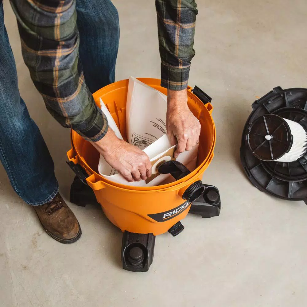 Vacuum Parts RIDGID Premium Size A Wet Or Dry Dust And Debris Bags For Select 12 Gal. To 16 Gal. Wet/Dry Shop Vacuums (2-Pack) 7 Vacuum Parts RIDGID Premium Size A Wet Or Dry Dust And Debris Bags For Select 12 Gal. To 16 Gal. Wet/Dry Shop Vacuums (2-Pack) - Image 7