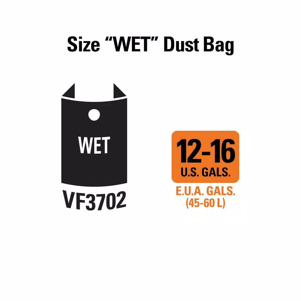 Vacuum Parts RIDGID Premium Size A Wet Or Dry Dust And Debris Bags For Select 12 Gal. To 16 Gal. Wet/Dry Shop Vacuums (2-Pack) 2 Vacuum Parts RIDGID Premium Size A Wet Or Dry Dust And Debris Bags For Select 12 Gal. To 16 Gal. Wet/Dry Shop Vacuums (2-Pack) - Image 2