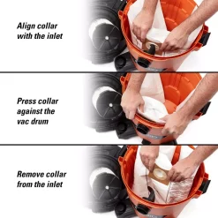 Vacuum Parts RIDGID OSHA Compatible Kit With HEPA Level Filtration And Cyclonic Dust Bags For Select 12 -16 Gal. Wet/Dry Shop Vacuums 18 Vacuum Parts RIDGID OSHA Compatible Kit With HEPA Level Filtration And Cyclonic Dust Bags For Select 12 -16 Gal. Wet/Dry Shop Vacuums -MegaChef Sales Shop ridgid vacuum parts vf6500 1d 1000