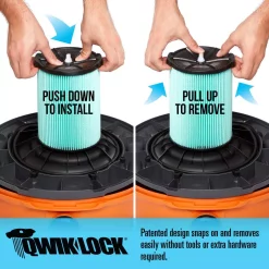 Vacuum Parts RIDGID OSHA Compatible Kit With HEPA Level Filtration And Cyclonic Dust Bags For Select 12 -16 Gal. Wet/Dry Shop Vacuums 17 Vacuum Parts RIDGID OSHA Compatible Kit With HEPA Level Filtration And Cyclonic Dust Bags For Select 12 -16 Gal. Wet/Dry Shop Vacuums -MegaChef Sales Shop ridgid vacuum parts vf6500 a0 1000