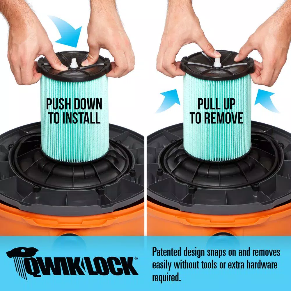 Vacuum Parts RIDGID OSHA Compatible Kit With HEPA Level Filtration And Cyclonic Dust Bags For Select 12 -16 Gal. Wet/Dry Shop Vacuums 4 Vacuum Parts RIDGID OSHA Compatible Kit With HEPA Level Filtration And Cyclonic Dust Bags For Select 12 -16 Gal. Wet/Dry Shop Vacuums - Image 4