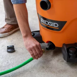 Vacuum Parts RIDGID Hose To Drain Adapter Vacuum Part For Most Wet/Dry Shop Vacuums -MegaChef Sales Shop ridgid vacuum parts vt2519 4f 1000